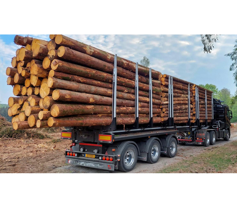 Напівпричіп лісовоз PAN-TECH 30-3